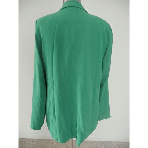 Z Avenue | Green Shawl Lapel Blazer XL - Picture 3 of 10